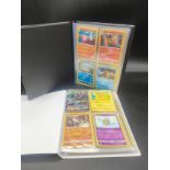 Two albums full of various Pokémon cards