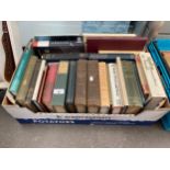 A Box of antique books to include The real Shelley Jeaffreson volume 1 and 2 London Hurst and