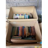 2 Boxes of antique & modern era books to include poems by R.L Stevenson and others