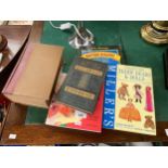 A Selection of books to include British diecast model toy book, Antique Mrs Beetons household