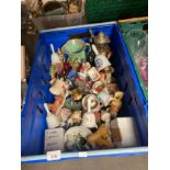 A Large crate of collectables includes german style tankard