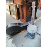 Remo Banjo with casing