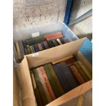 2 Boxes of antique books to include The wonder book or aircraft and nature & The wonderful journey