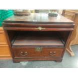 Oriental themed 2 drawer cabinet