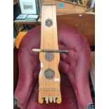 An eastern themed 6 string musical instrument