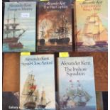 A Collection of Five Alexander Kent Novels to Include: Passage To Mutiny, The Flag Captain,