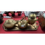 Eastern brass themed along with sprit kettle and amber handed kettle