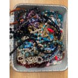 A large selection of costume jewellery