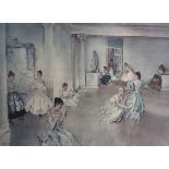 William Russell Flint Limited edition print 'Casual Assembly', signed in pencil. [74x88cm]