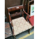A Regency period design armchair