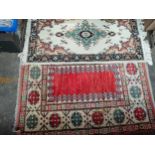 A Lot of two Eastern Themed Rugs