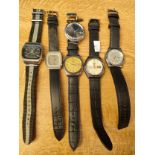 A Collection of Seiko Automatic watches