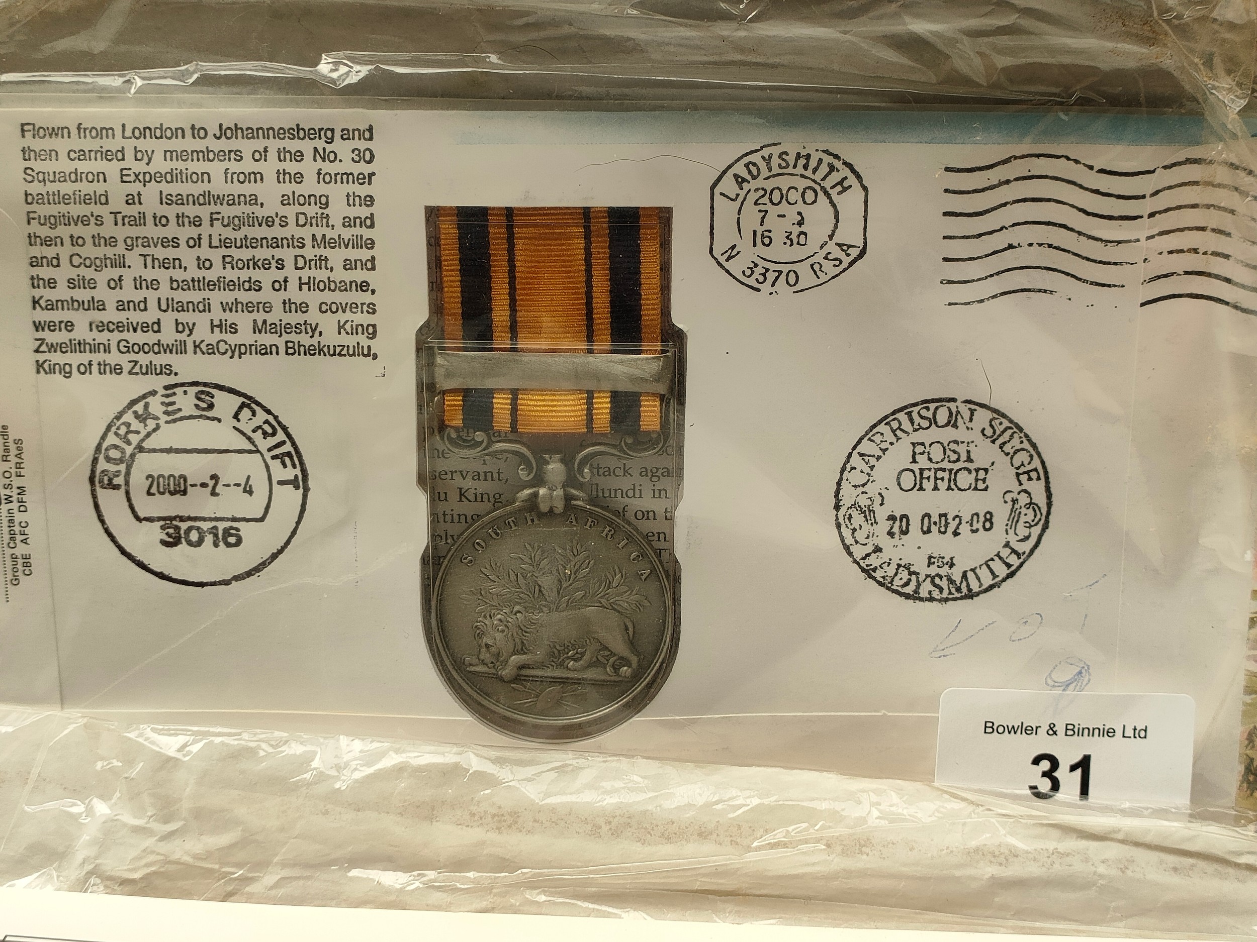 A Royal air force reproduction medal along with south African reproduction medal, A French style - Image 6 of 6