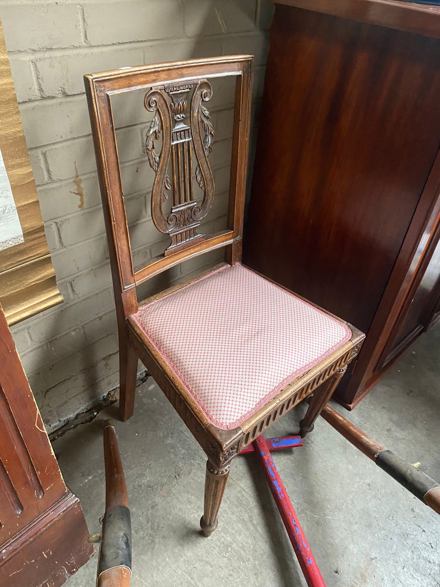 An Edwardian Decorative chair - Image 2 of 2