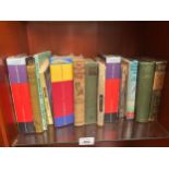 A shelf of books to include The Island of Adventures by Enid Blyton and three Harry Potter books