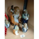 A Selection of Oriental wise men figures