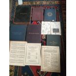 A Collection of antique Scottish song books along with Beethoven songs and others