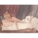 William Russell Flint Limited edition print 462/850 'Cecilia and her studies'. Comes with