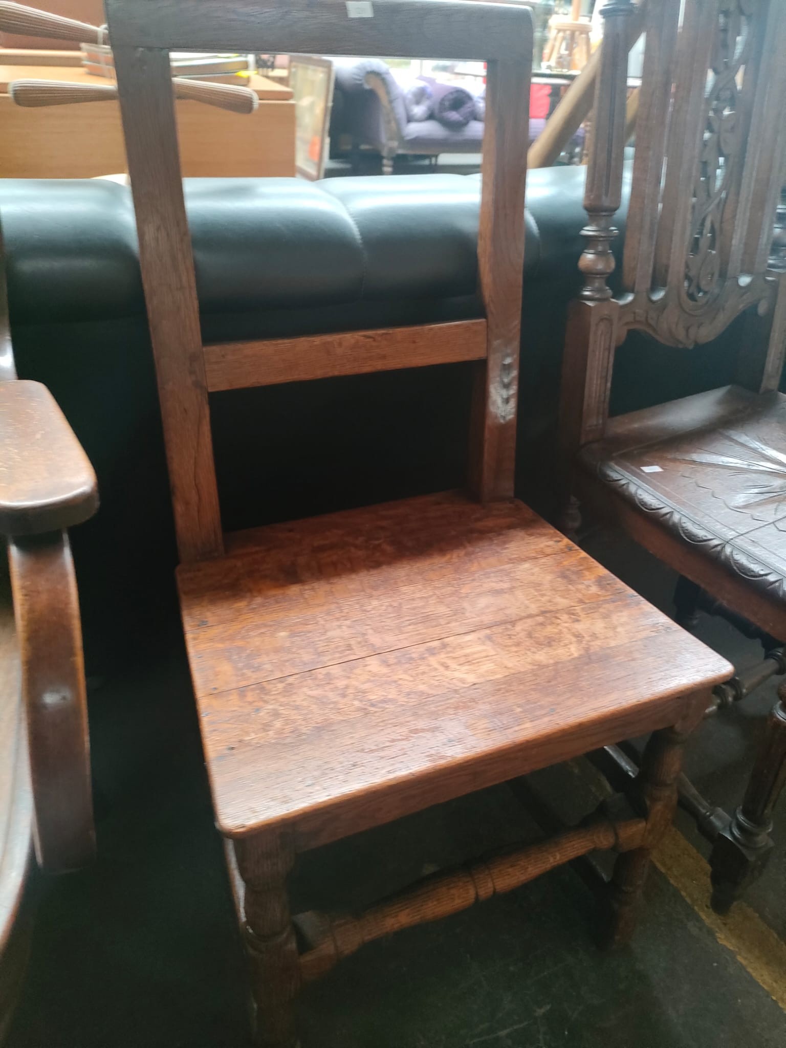 A 19th century bentwood arm chair along with other - Image 3 of 3