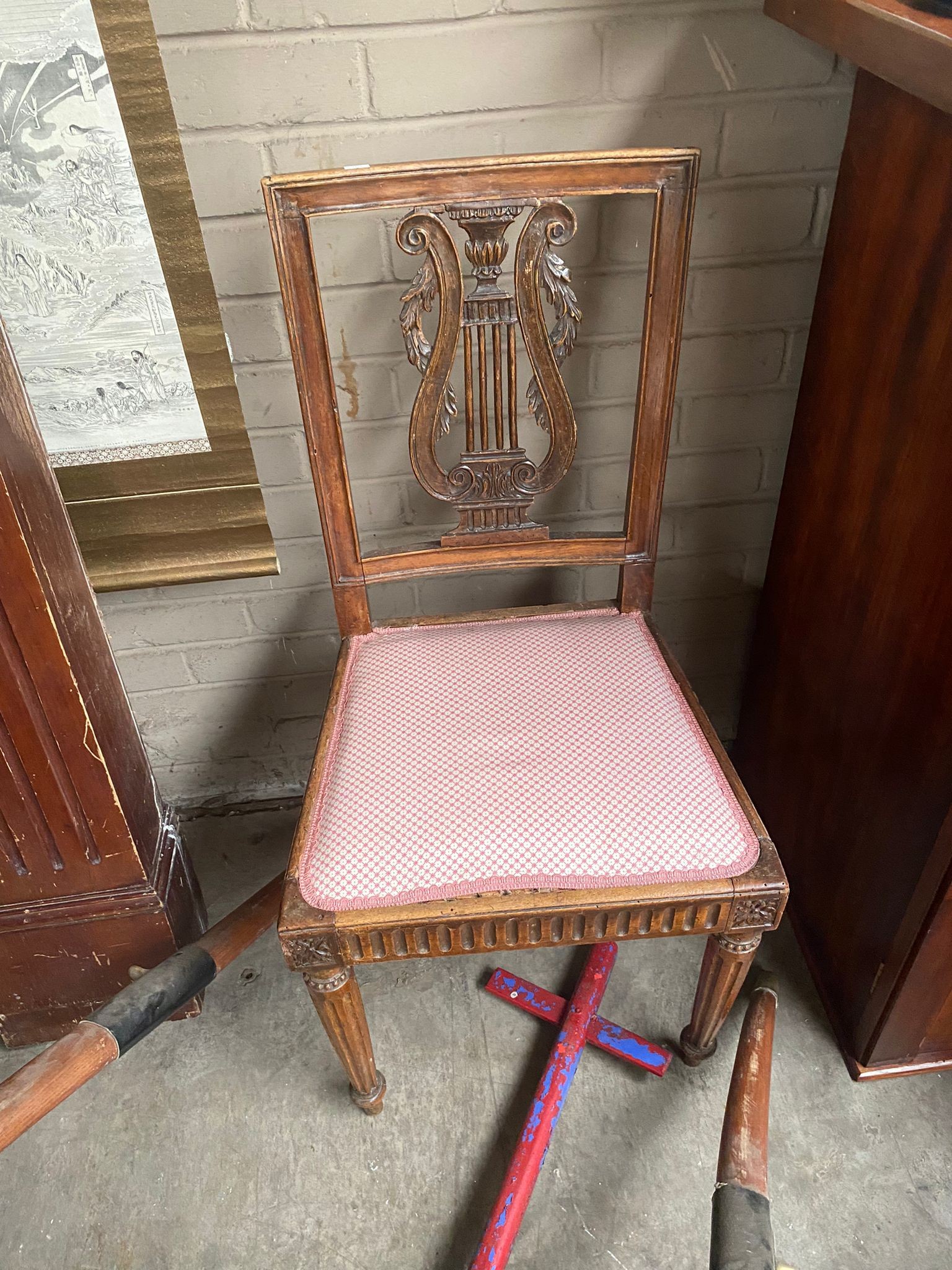 An Edwardian Decorative chair