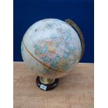 A World Globe on stand