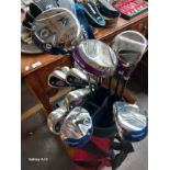 A full set of Letters ladies Clubs to include Driver, Irons and Putter.