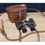 Military Field binoculars by Carl Zeiss Jenna- Silvamar 203368 6x. Belonging to CAPT. WHITWORTH 1/