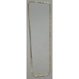 9ct yellow gold curb necklace. [4.11grams] [46cm in length]