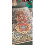 Ornate Aztec style rug