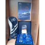 The 150 year St Andrews Open celebratsion Collection, to include glasses, event pass, Booklet and