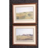 Jonathan A.S. Mitchell A pair of prints ''The Old Course, St Andrews'' and ''The Postage Stamp,