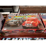 Vintage Mini Rallycross Scalextrics set.