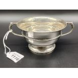 Birmingham silver two handle sugar bowl. Produced by William Suckling Ltd. [133.87grams] [6x14.