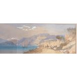 Miss J Bonthrone Late 19th Century watercolour depicting 'Oria, Lake of Lugano' dated 1878 and