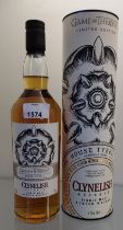 Game of Thrones Limited edition 'House Tyrell' Clynelish Reserve Single Malt Scotch Whisky [Full,