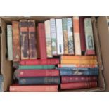 Box of mixed books; The Adventures of Tom Sawyer, James Barke, Poems of Tennyson, Burns poetical