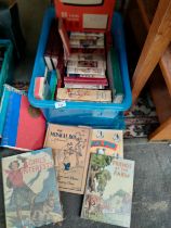 Box full of Vintage Children's Books along with Scots Pictorial Calendar, Black Bob The Dandy Wonder