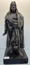 Large and heavy 19th century Bronze sculpture figure of 'Albrecht Durer' 16th century German