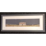 Ron Lawson Artist proof 12/20 titled 'Hebridean Croft House', signed. [46x116cm]