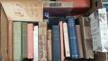 Box of mixed books; The Child of the Dawn by A.C. Benson, Sir George Burns Bart and many more