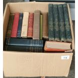 Box of books; Volume I & II The poetical works of Robert Browning, and various other poetical works