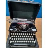Vintage Royal typewriter within carry case
