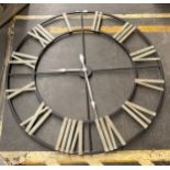 Large interior wall clock