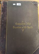 A Large Victorian World Atlas: The Companion Atlas To The Gazetteer Of The World By G, H,