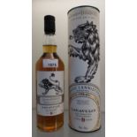 Game of Thrones Limited edition 'House Lannister' Lagavulin Islay Single Malt Scotch Whisky, aged