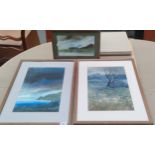 Three various original artwork watercolours by Philip F.T.J. Crennell