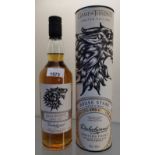 Game of Thrones Limited edition 'House of Stark' Dalwhinnie Winter's Frost Highland single Malt