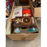 Box of mixed genre books; The Lord of the Rings- The Fellowship, the Two Tower and Tolkien Return of