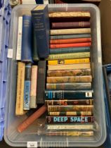 Box of various books; Eric Frank Russell- Deep Space, Next of Kin, Three To Conquer and many other
