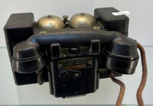 Military Field telephone possibly WW2.